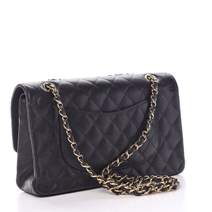 Chanel Caviar Quilted Medium Double Flap Black 3 of 11