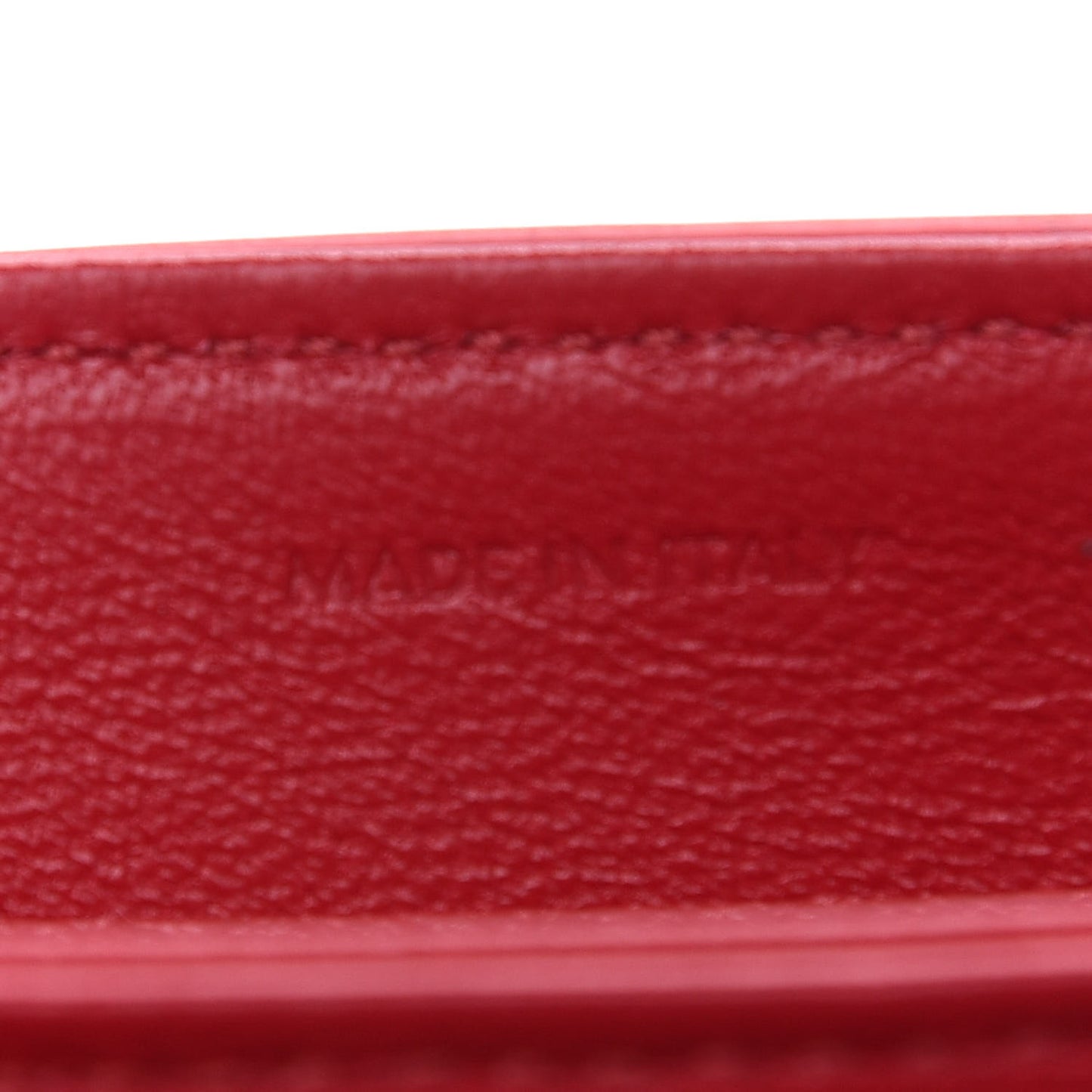 Shiny Calfskin Small C Bag Red