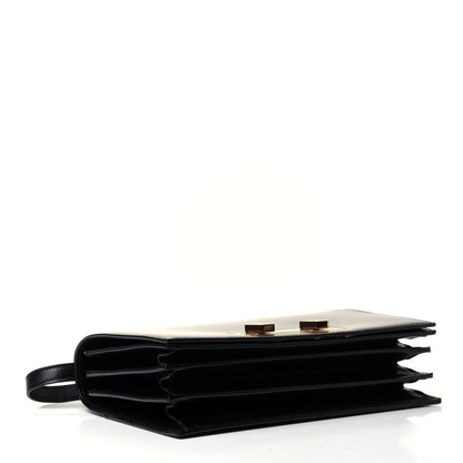 Saint Laurent Smooth Calfskin Medium Domino Shoulder Bag Black 3 of 4