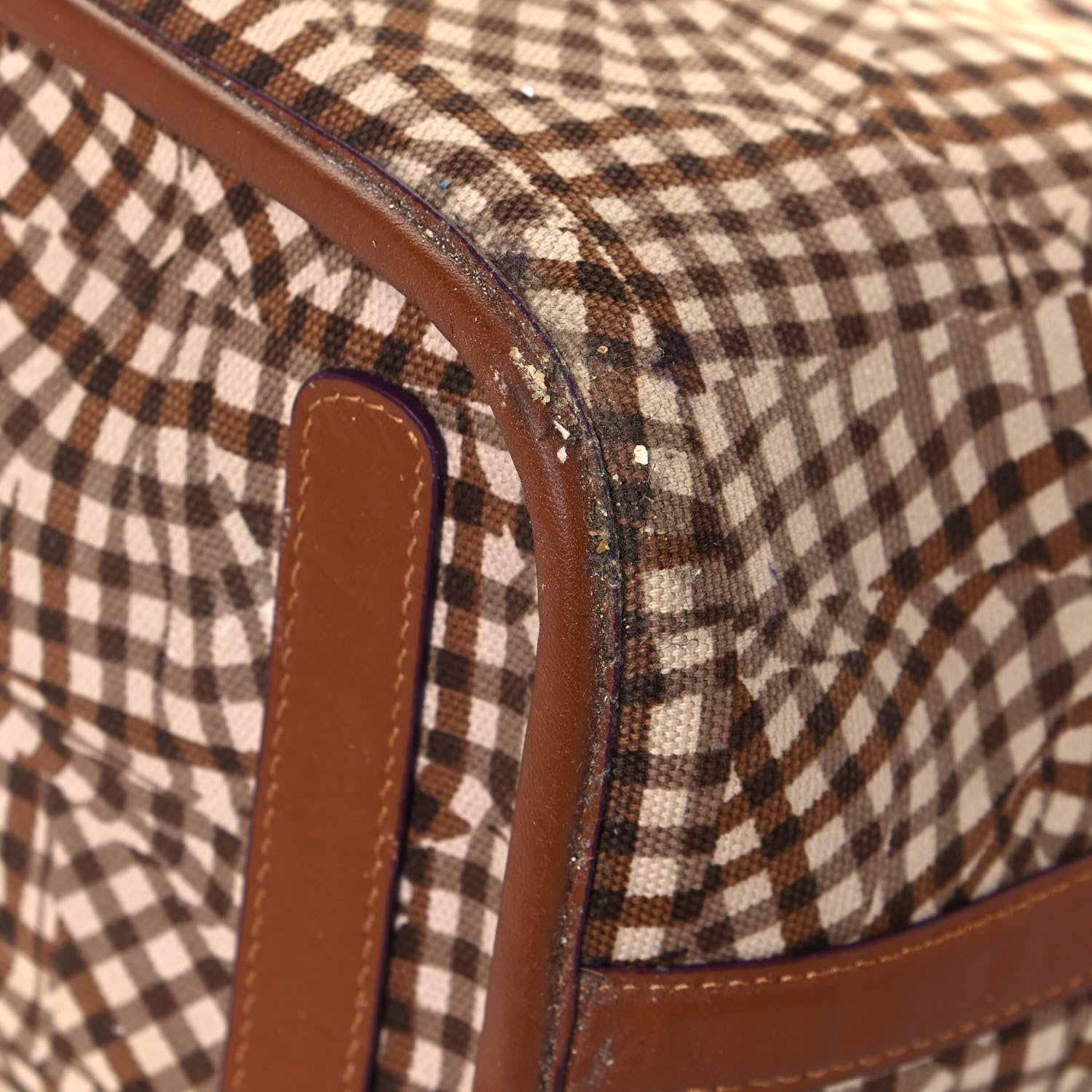 MCM Visetos Medium Liz Reversible Shopper Tote Cognac 16 of 20