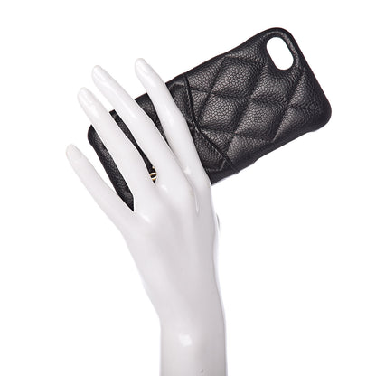 Chanel Caviar Quilted iPhone 7/8 Coco Tech Case Black 2 of 7