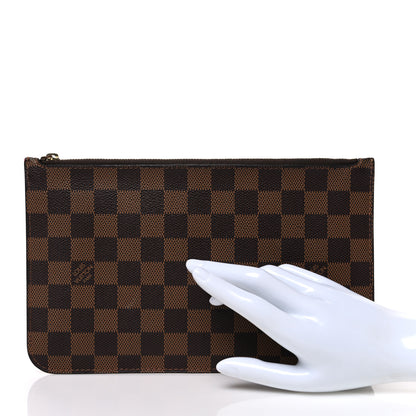 Louis Vuitton Damier Ebene Neverfull MM GM Pochette 2 of 8