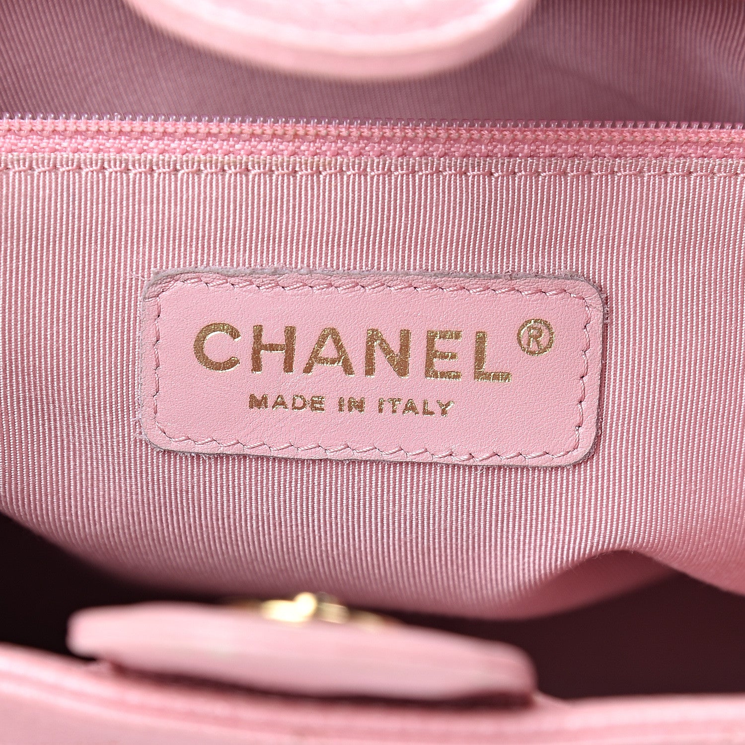 Chanel Caviar Quilted Petit Shopping Tote PST Pink 5 of 19