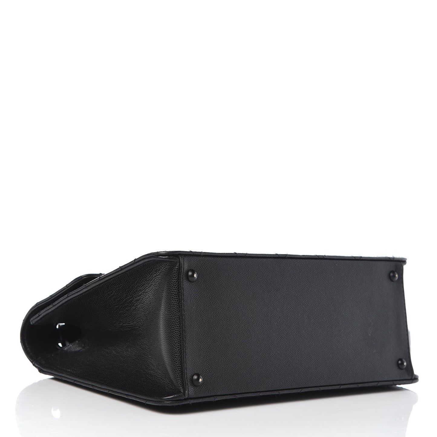 Caviar Diamond Stitched Flap Bag Black