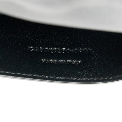 Saint Laurent Smooth Calfskin Suede Small Reversible Monogram Kate Satchel Black 11 of 17