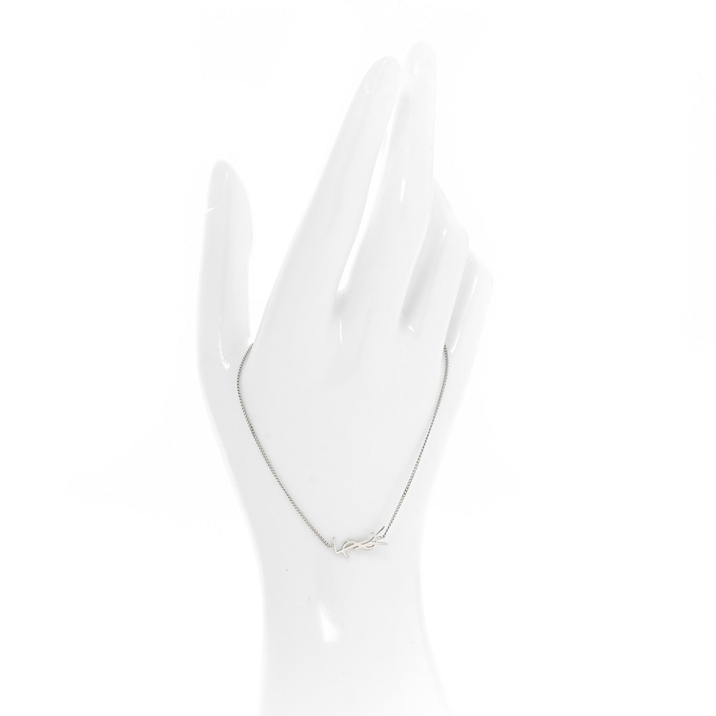 Monogram Charm Bracelet L  Silver