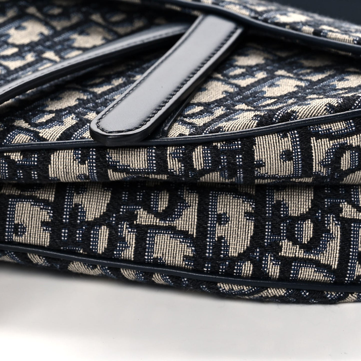 Oblique Saddle Bag Blue