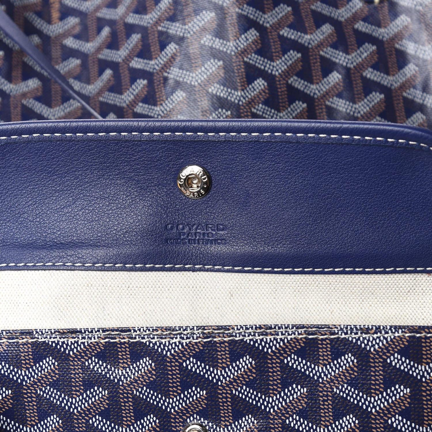 Goyard Goyardine Saint Louis GM Navy 8 of 15