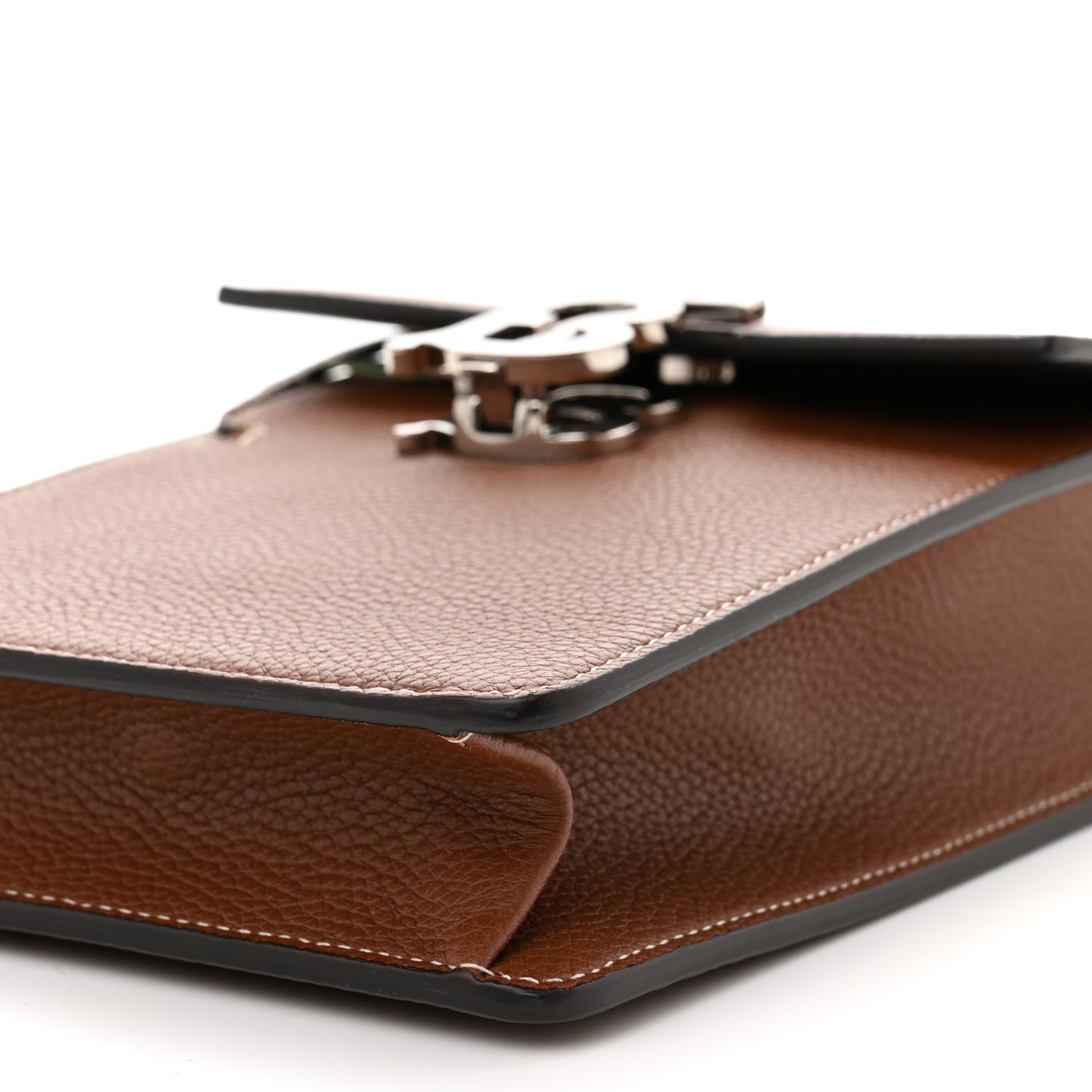 Grainy Calfskin TB Robin Bag Tan