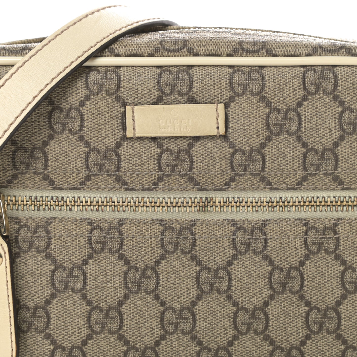 GG Plus Monogram Small Shoulder Bag Off White