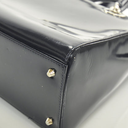 Christian Dior Patent Medium Lady Dior Navy Blue 6 of 12