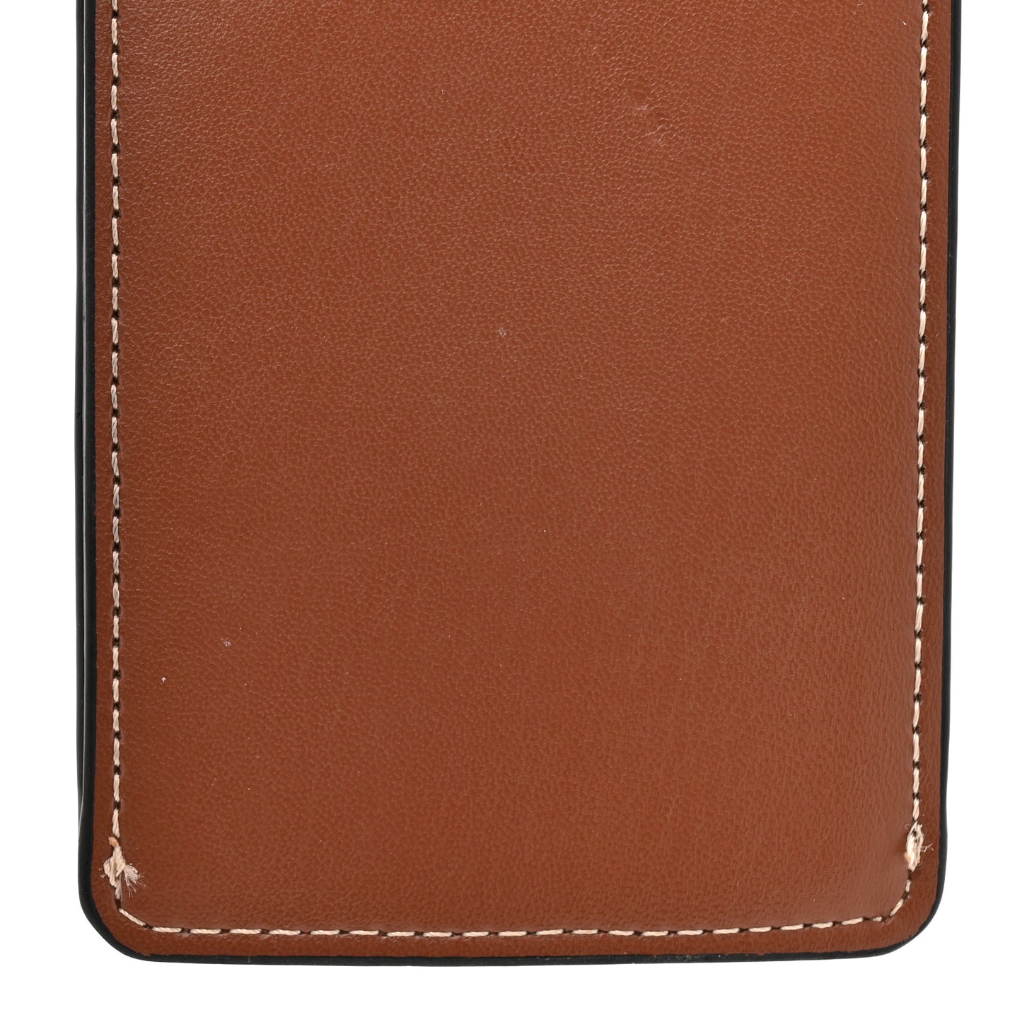 Calfskin Phone Pouch With Flap Tan