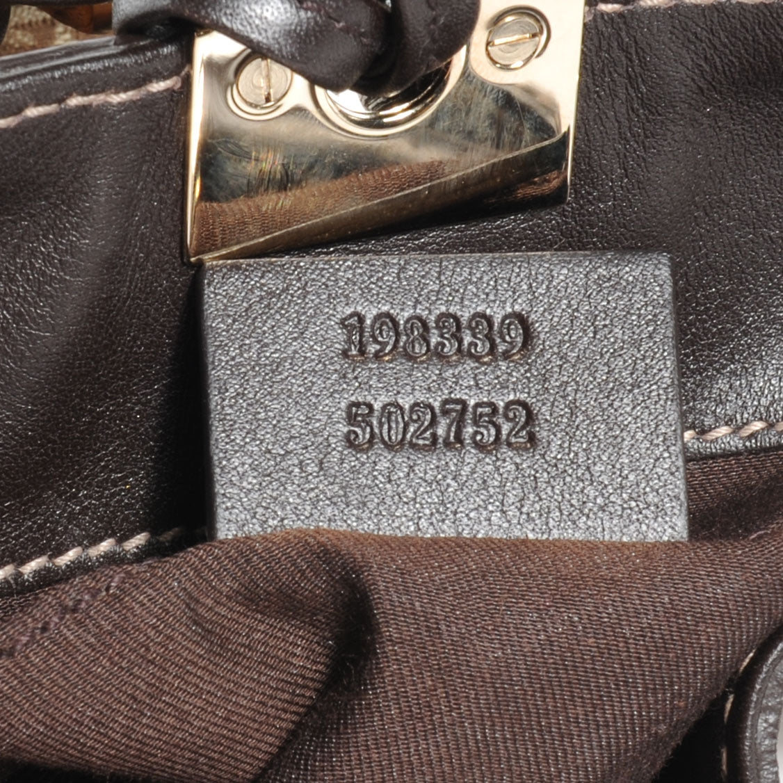 Gucci Monogram Mini Indy Top Handle Ebony 7 of 7