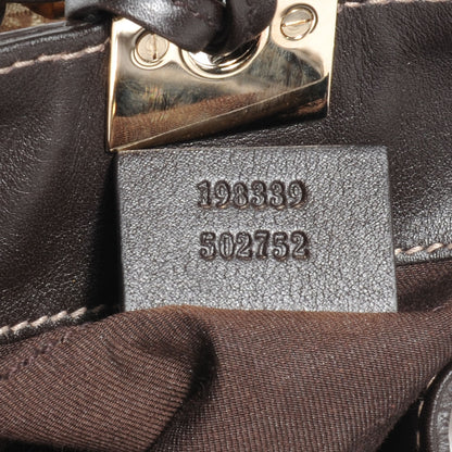 Gucci Monogram Mini Indy Top Handle Ebony 7 of 7