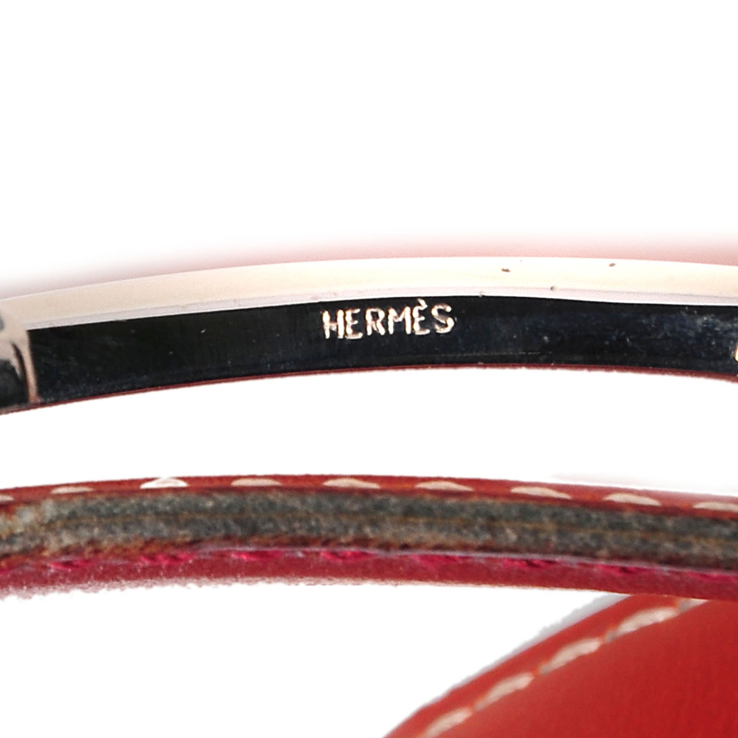 Box Reversible Polished Constance 32mm H Belt 75 Brique Rouge H