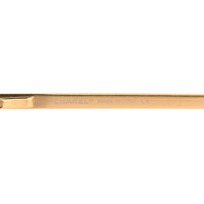 Chanel Crystal CC Logo Sunglasses 4104-B Gold 5 of 6