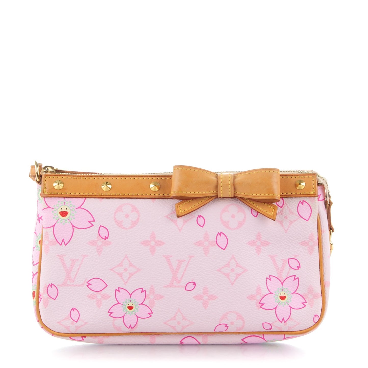 Monogram Cherry Blossom Pochette Accessories Pink