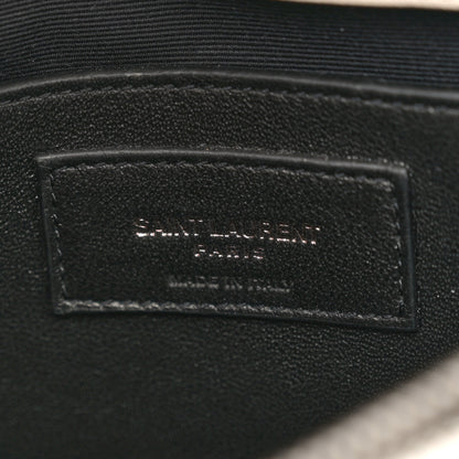 Saint Laurent Sheepskin Matelasse Chevron Monogram Medium College Bag Crema Soft 6 of 13