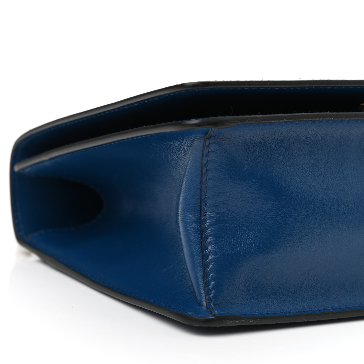 Saffiano Chain Shoulder Bag Cobalto