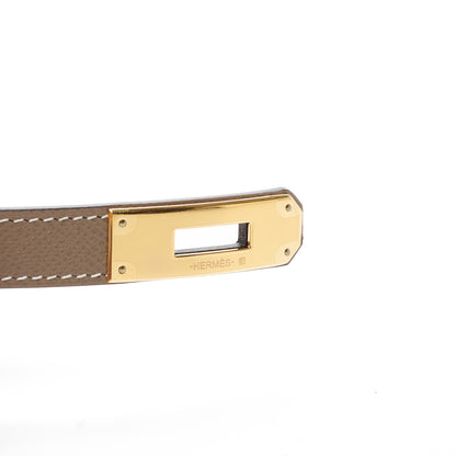 Hermes Epsom Kelly Belt Etoupe 5 of 6