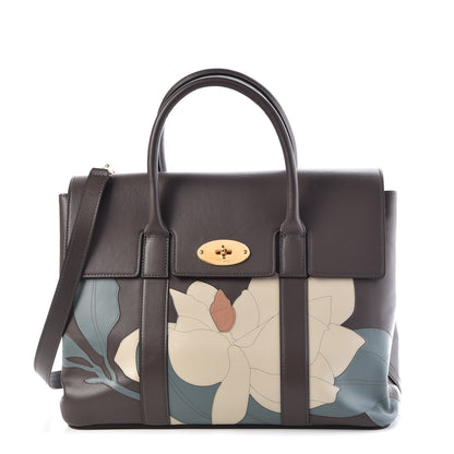 Mulberry Smooth Calfskin Magnolia Patch Bayswater Dark Clay Chalk 1 of 14