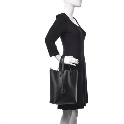 Saint Laurent Calfskin Toy Shopping Tote Black 3 of 11