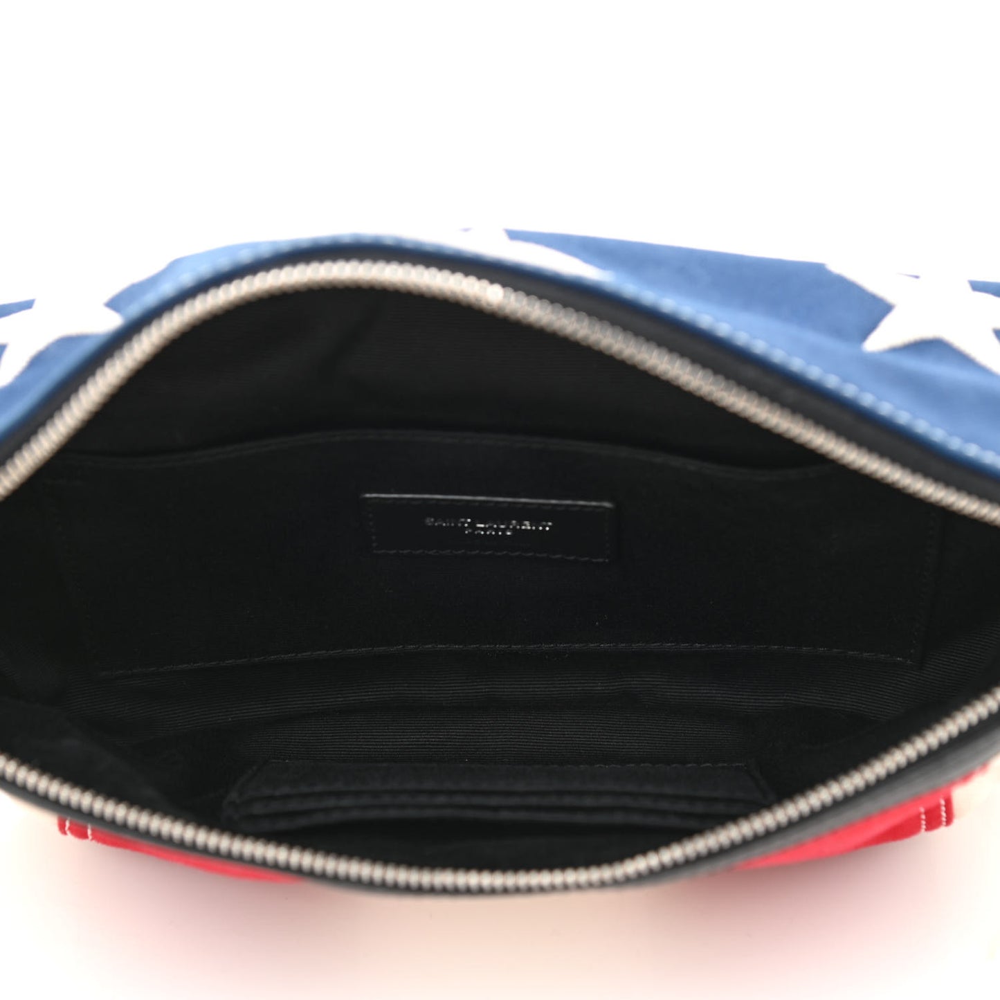 Canvas Classic Belt Bag Red Blue White