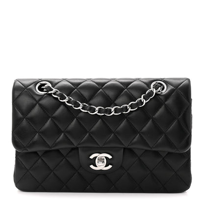 Chanel Lambskin Quilted Small Double Flap Black 1 of 11