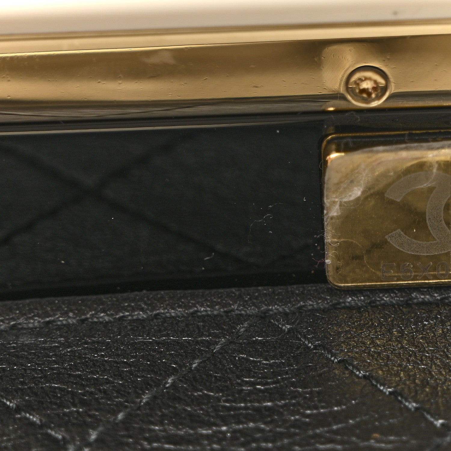 Chanel Resin Crystal Los Angeles Mini Van Minaudiere Black White 8 of 11