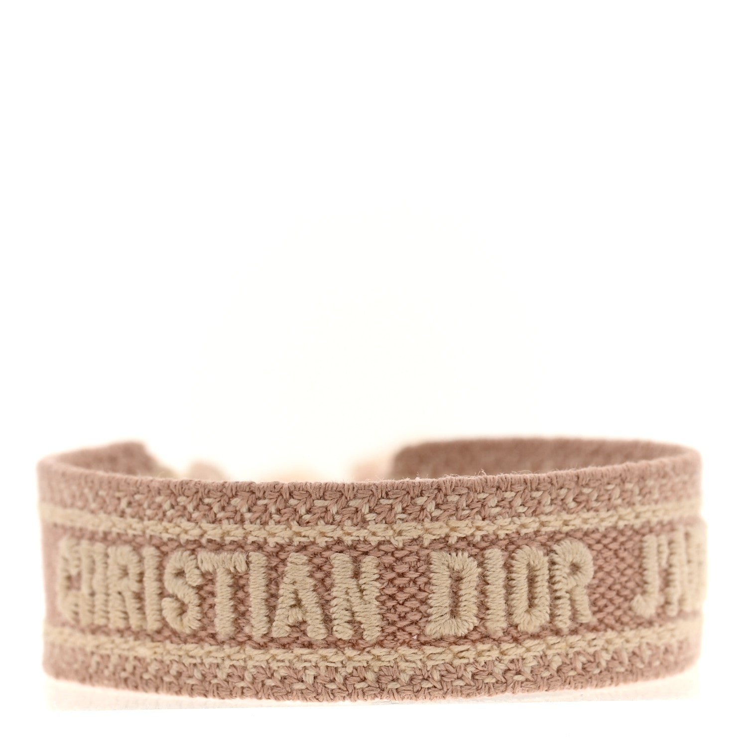Christian Dior Woven Cotton J'Adior Friendship Bracelet Pink 1 of 4