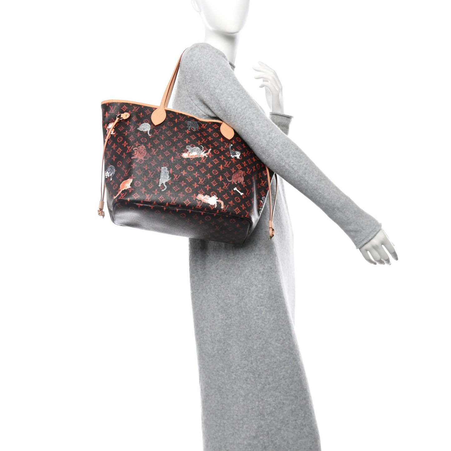 Catogram Neverfull MM Marron