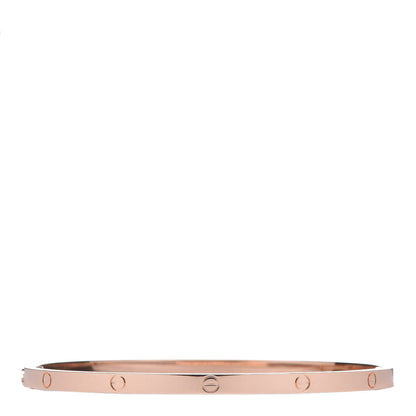 Cartier 18K Pink Gold Small LOVE Bracelet 19 3 of 7