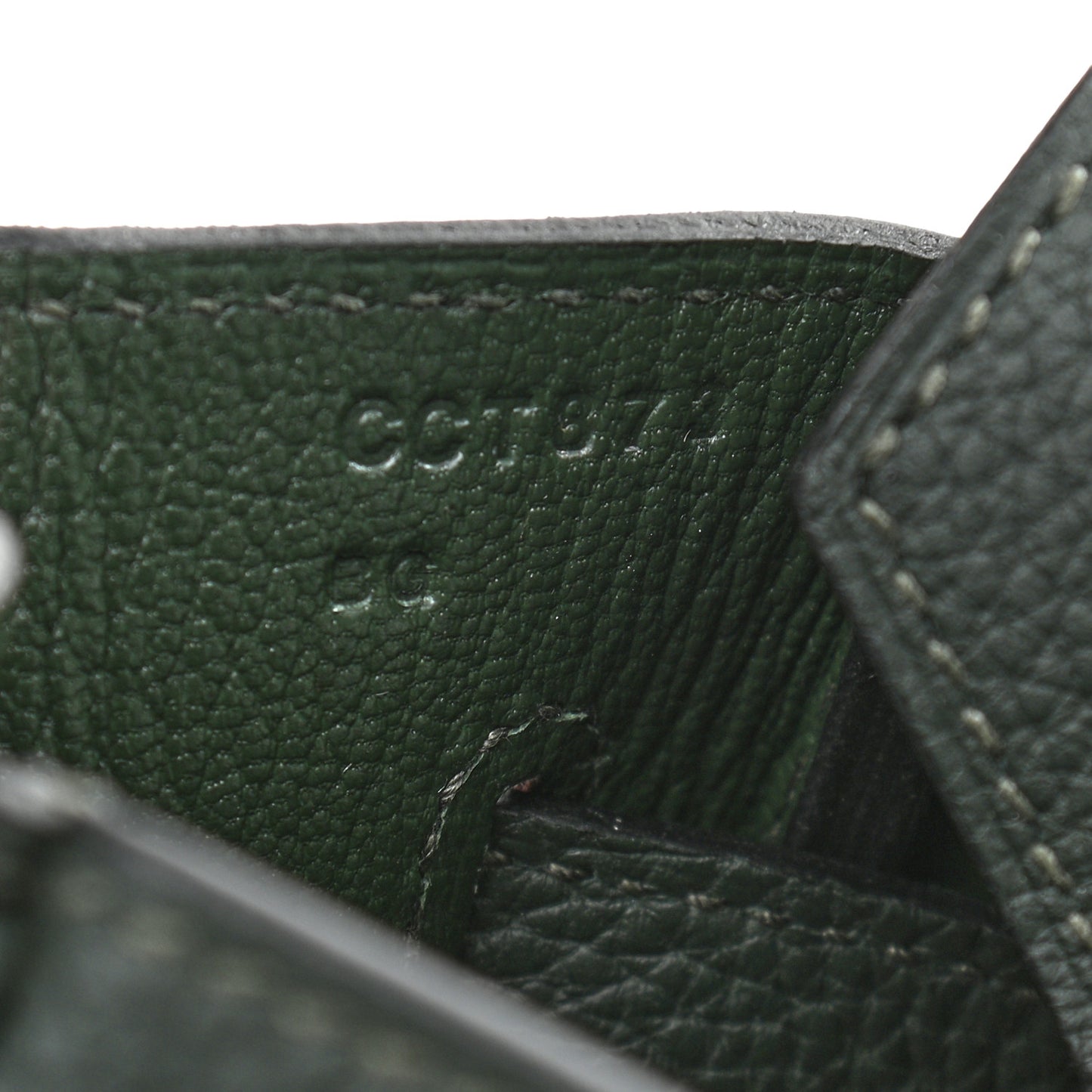 Togo Birkin 30 Vert Fonce