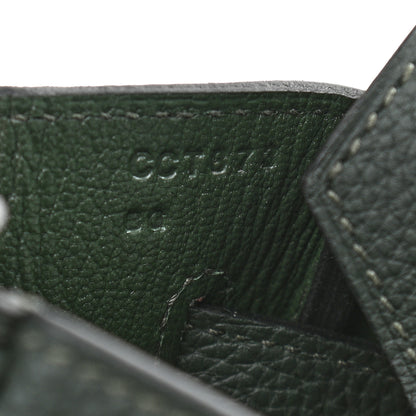 Hermes Togo Birkin 30 Vert Fonce 7 of 11