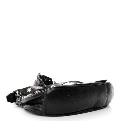 Balenciaga Agneau Arena Le Cagole Shoulder Bag XS Black 4 of 11