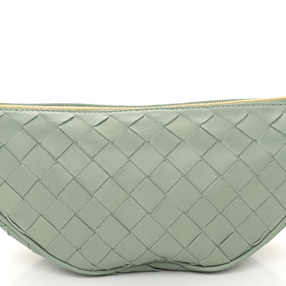 Bottega Veneta Nappa Intrecciato Half Moon Pouch On Strap Sauge 7 of 9
