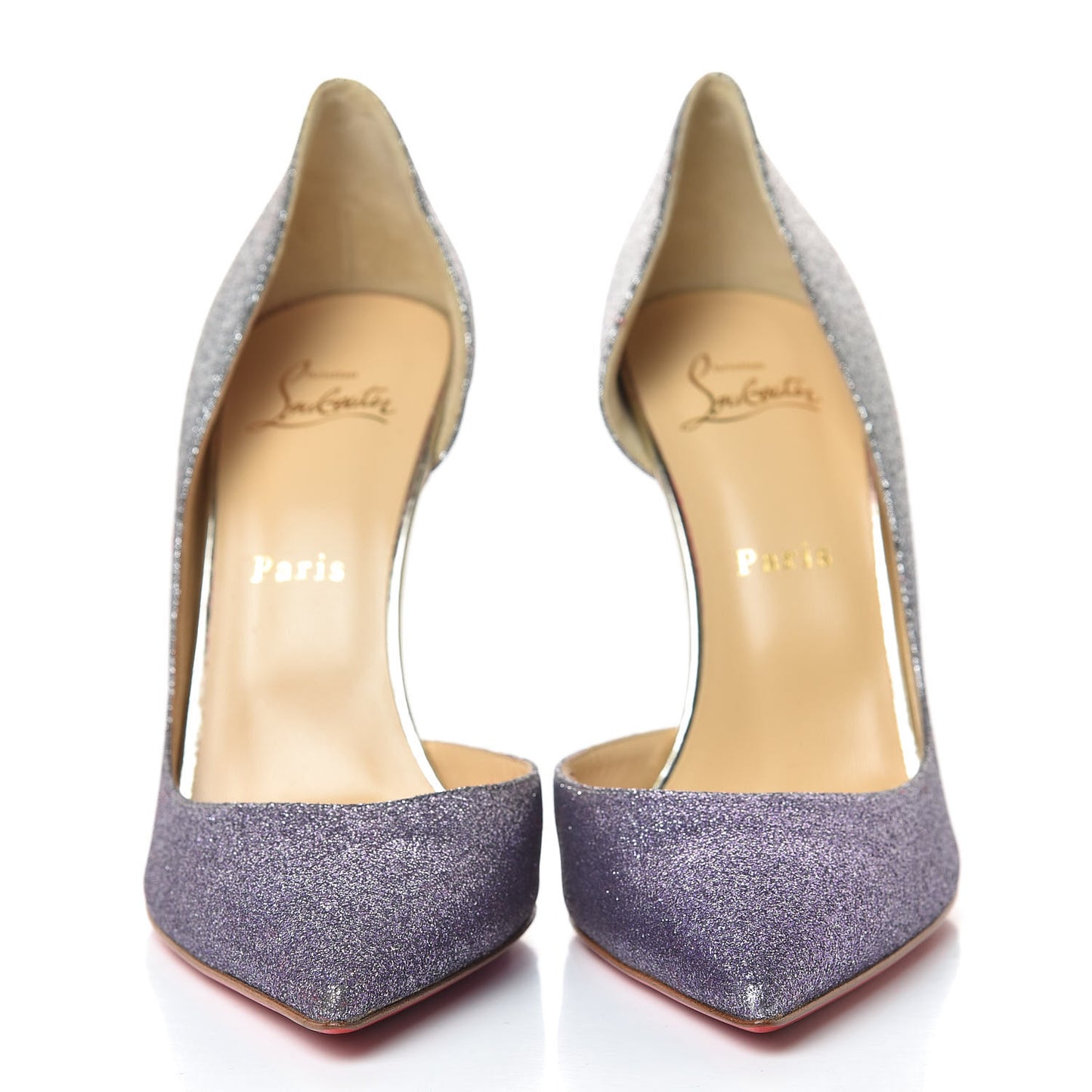 Mini Glitter Degrade Specchio Iriza 100 Pumps 39.5 Drage Light Gold