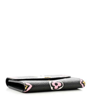 Louis Vuitton Monogram Giant Wild At Heart Rosalie Coin Purse Black 8 of 18