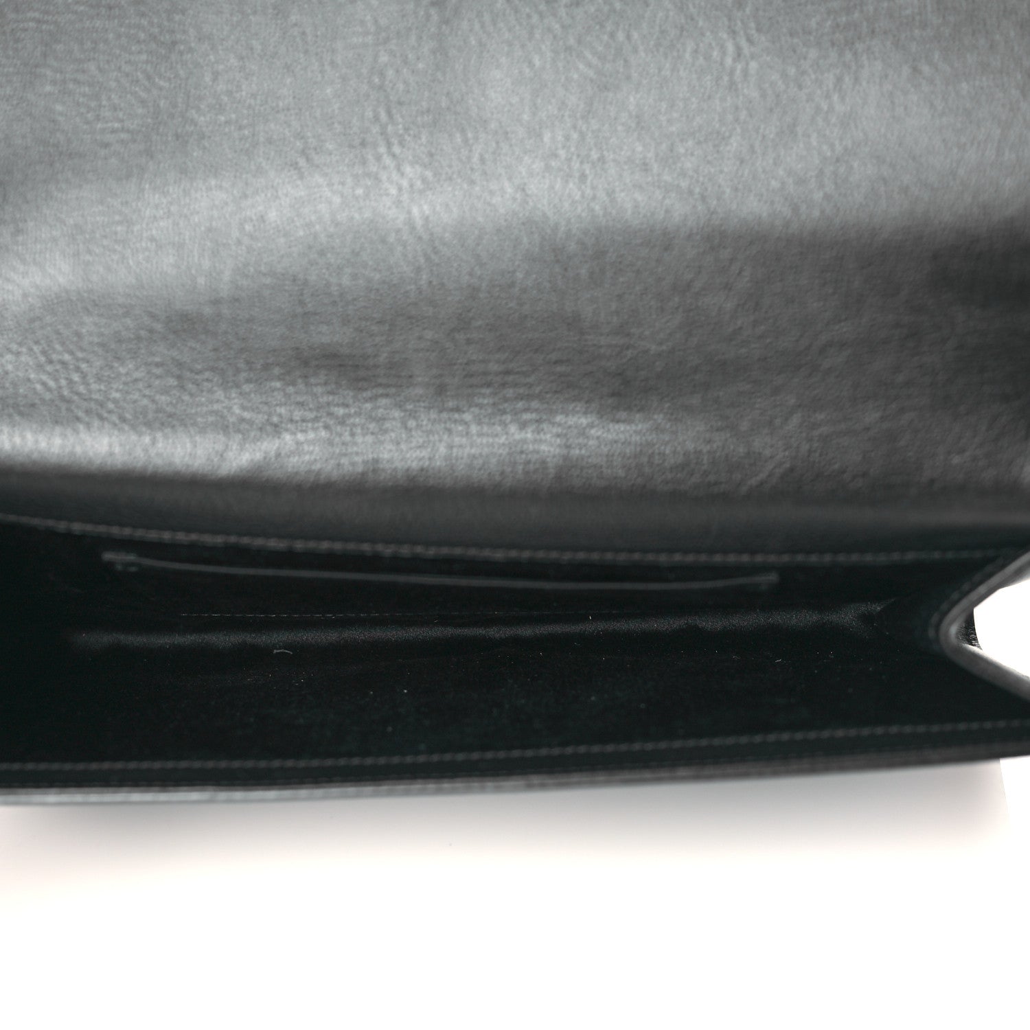 Saint Laurent Calfskin Monogram Large Belle De Jour Clutch Black 6 of 11