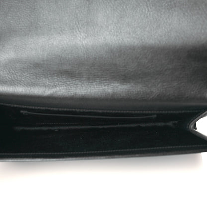Saint Laurent Calfskin Monogram Large Belle De Jour Clutch Black 6 of 11
