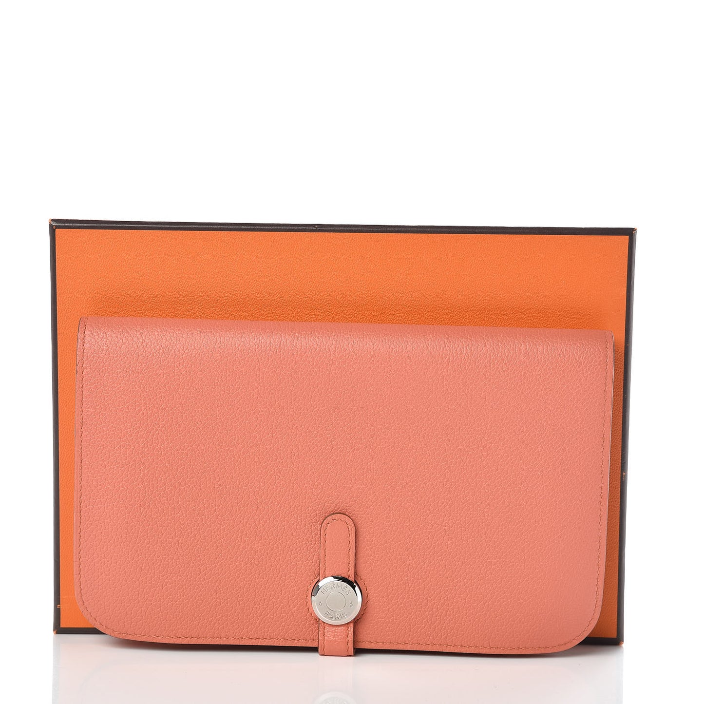 Togo Dogon Duo Wallet Rose Thè