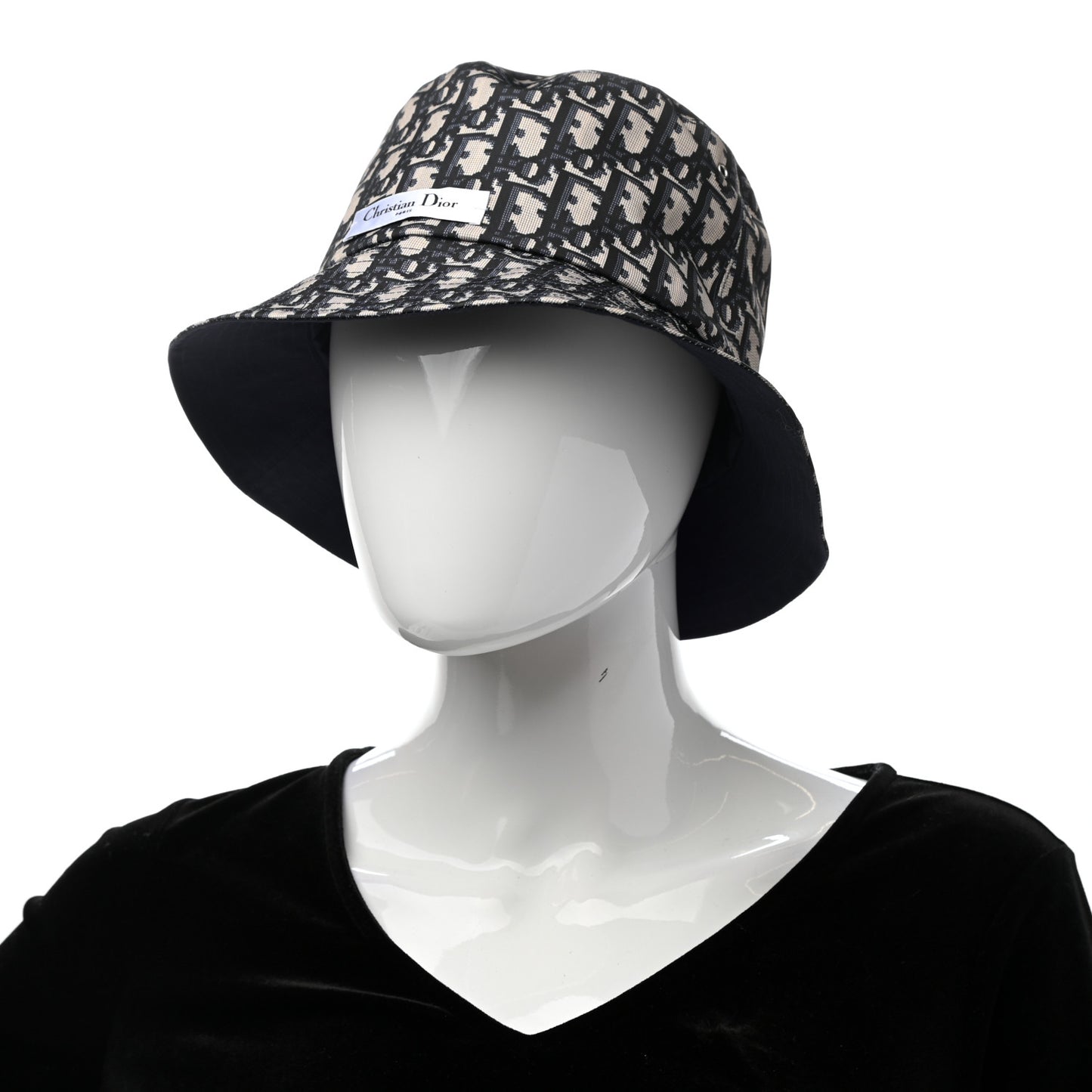Oblique Reversible Teddy-D Brim Bucket Hat 57 Blue