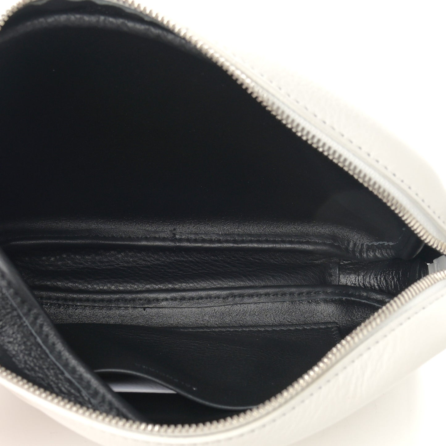 Calfskin Logo S Everyday Camera Bag White