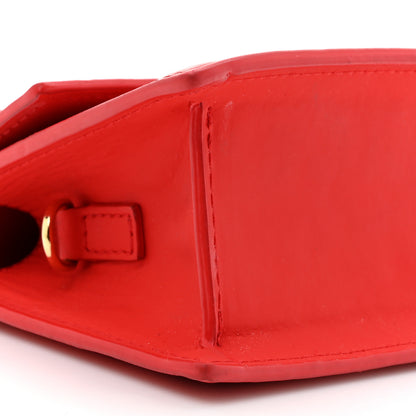 Jacquemus Rubberized Calfskin Le Chiquito Moyen Red 9 of 19