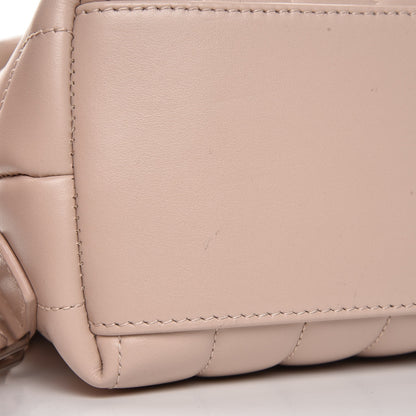 Saint Laurent Calfskin Y Quilted Monogram Small Loulou Backpack Marble Pink 9 of 9