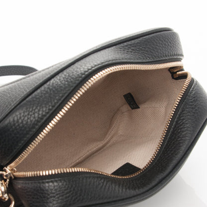 Gucci Pebbled Calfskin Small Soho Disco Bag Black 5 of 7