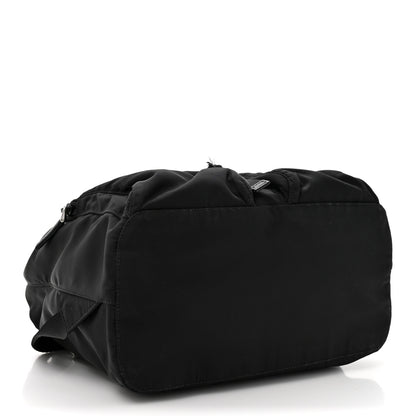 Prada Tessuto Nylon Saffiano Vela Medium Backpack Black 4 of 10