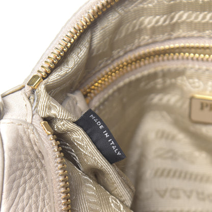 Prada Vitello Daino Pochette Bag Talco 7 of 13