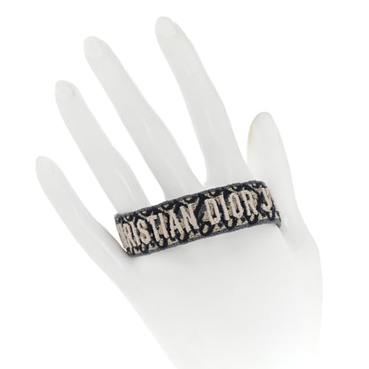 Christian Dior Woven Cotton J'Adior Friendship Bracelet Navy 4 of 7