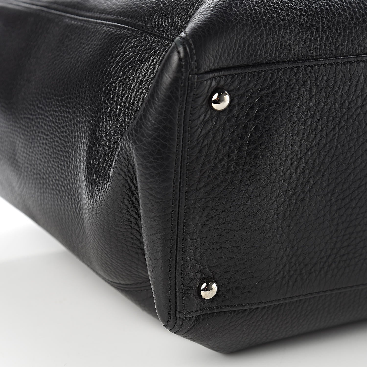 Chanel Calfskin Cerf Executive Shopper Tote Black 10 of 12